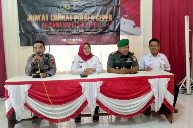 Rapat Koordinasi FKUB Se Kec Ceper ( Pembinaan dari FKUB Kab Klaten) bertempat di Aula Desa Kurung Rabu , 15 Februari 2023