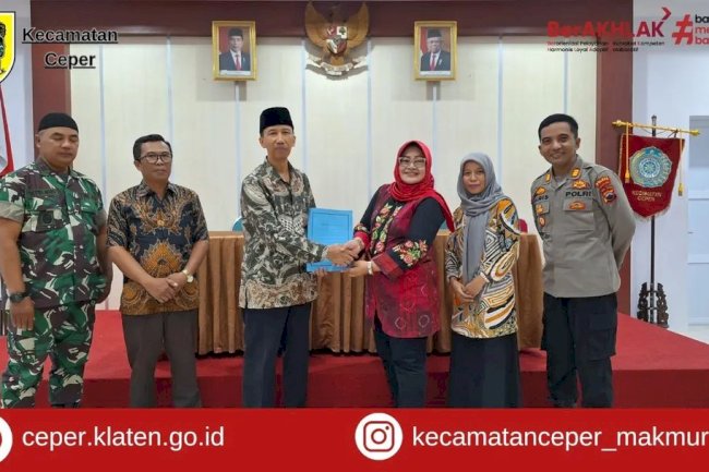 Lepas Kenal Camat ceper dan Penandatanganan Berita Acara Serah Terima Camat Kecamatan Ceper