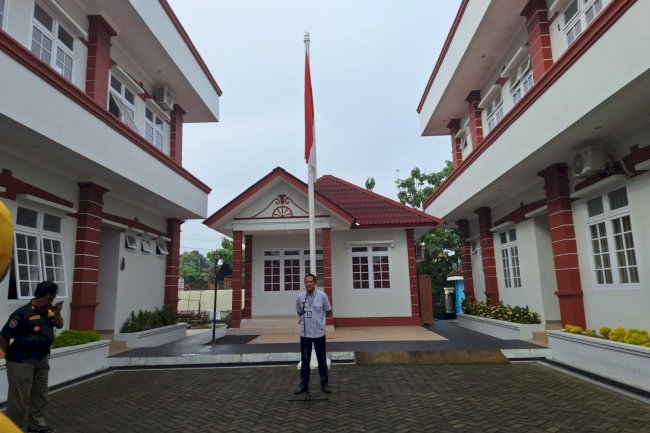 Kegiatan Apel Pagi Kantor Kecamatan Ceper