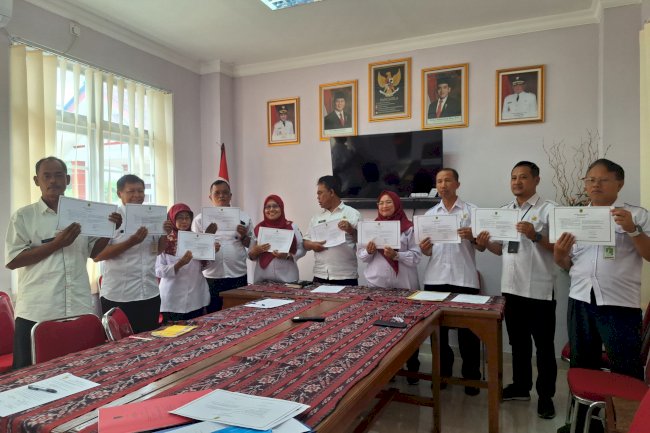 Kegiatan Penandatanganan Pakta Integritas Pejabat Struktural dan Pelaksana Kecamatan Ceper di Aula II Kantor Kecamatan Ceper. Rabu, 29 Januari 2025