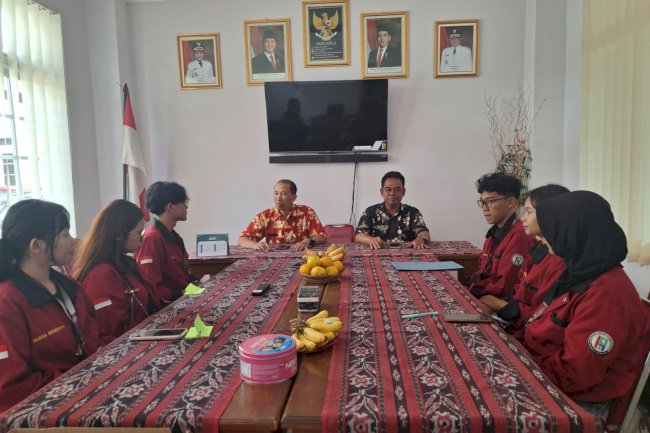 Kegiatan Wawancara dan Observasi dari Mahasiswa UNDIP Semarang di Aula II kec ceper. Selasa, 22 April 2025.