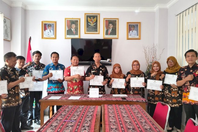 Kegiatan Penandatanganan perjanjian kinerja dan Pakta Integritas Tahun 2026 Pejabat Struktural dan ASN Kec Ceper.