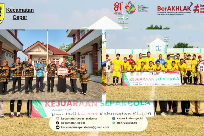 Tim Sepak Bola ASN Ceper Raih Juara 3