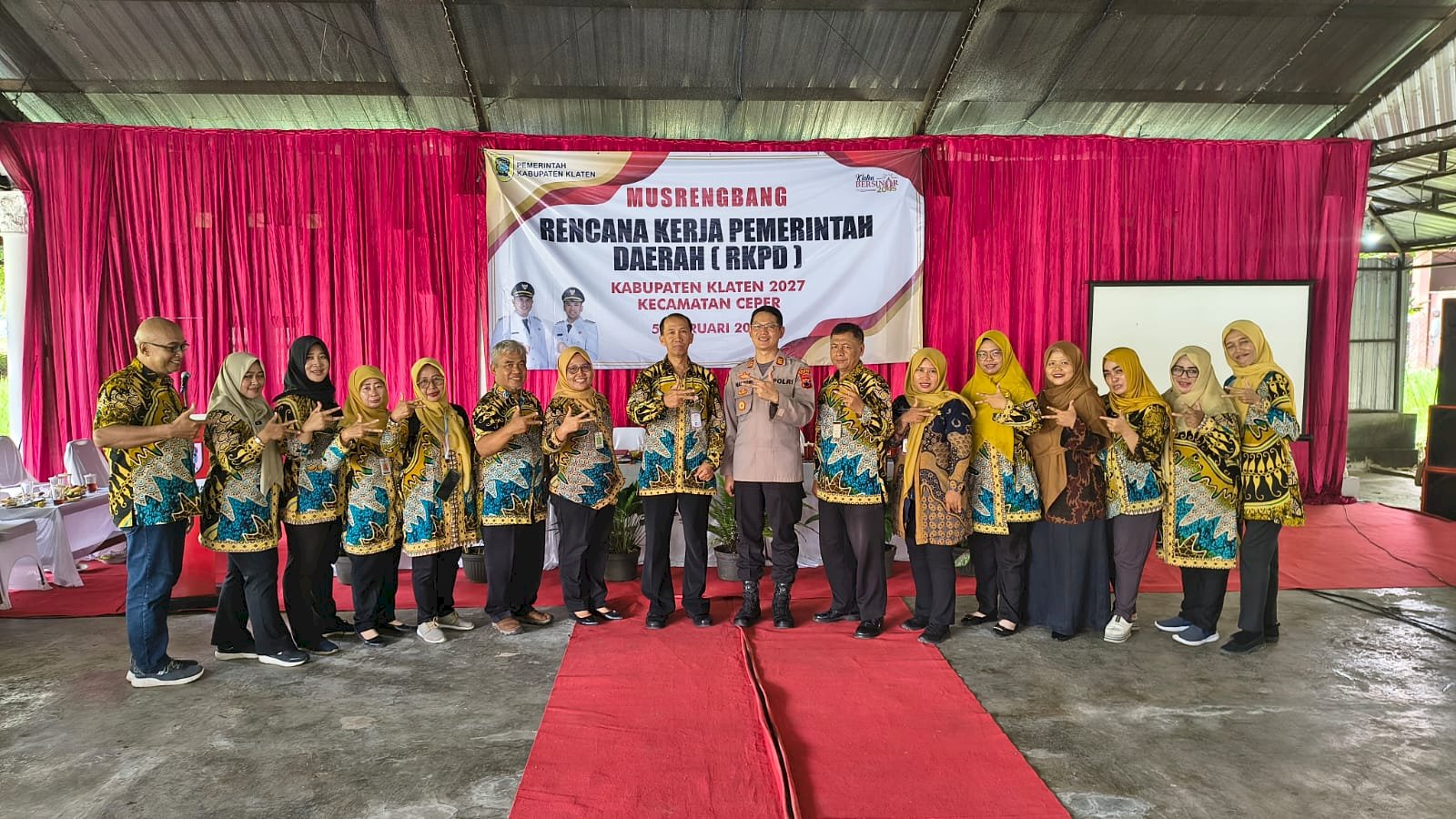 Kegiatan Musrenbang RKPD (Rencana Kerja Pemerintah Daerah) Kabupaten Klaten 2027 Kecamatan Ceper
