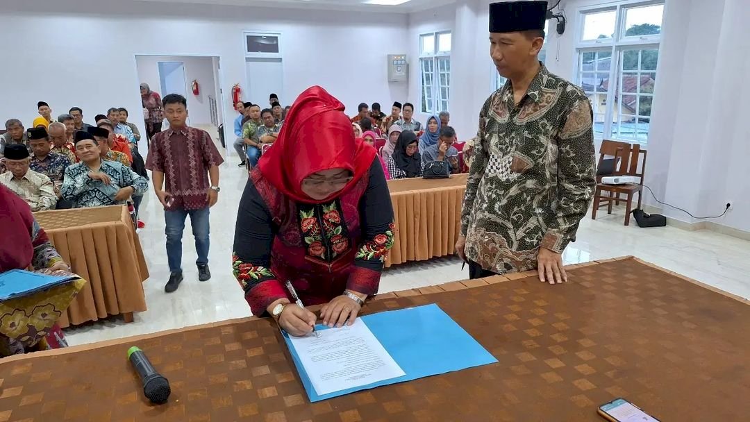 Lepas Kenal Camat ceper dan Penandatanganan Berita Acara Serah Terima Camat Kecamatan Ceper