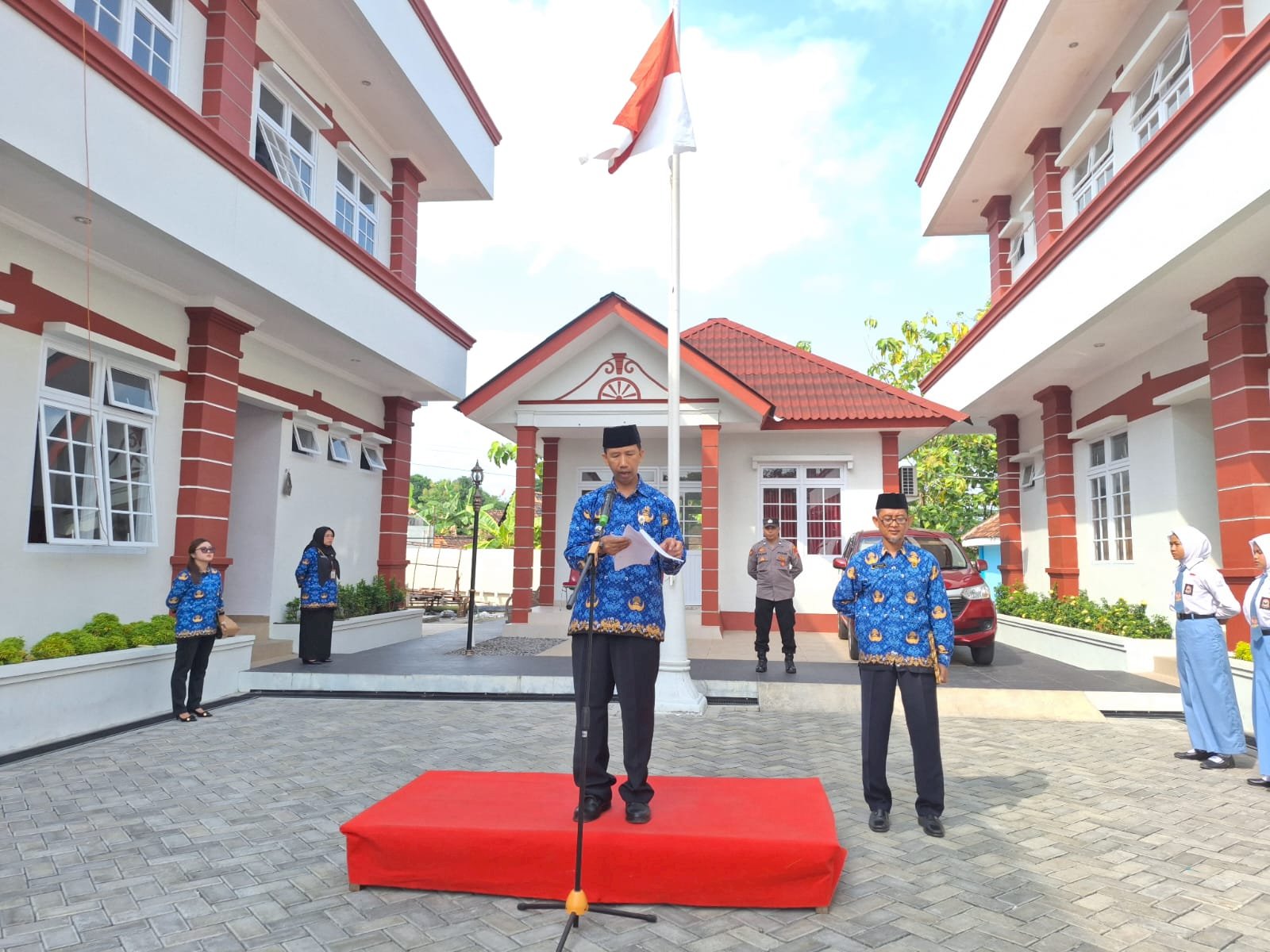 Upacara Hari Sumpah Pemuda Tingkat Kecamtan Ceper