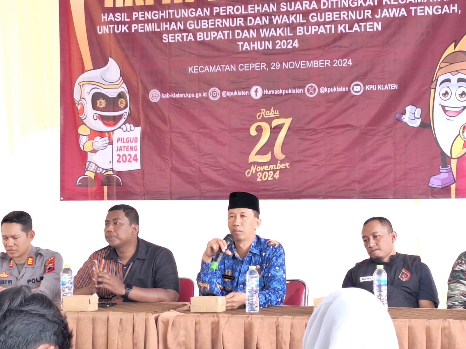 KEGIATAN RAPAT REKAPITULASI KECAMATAN CEPER