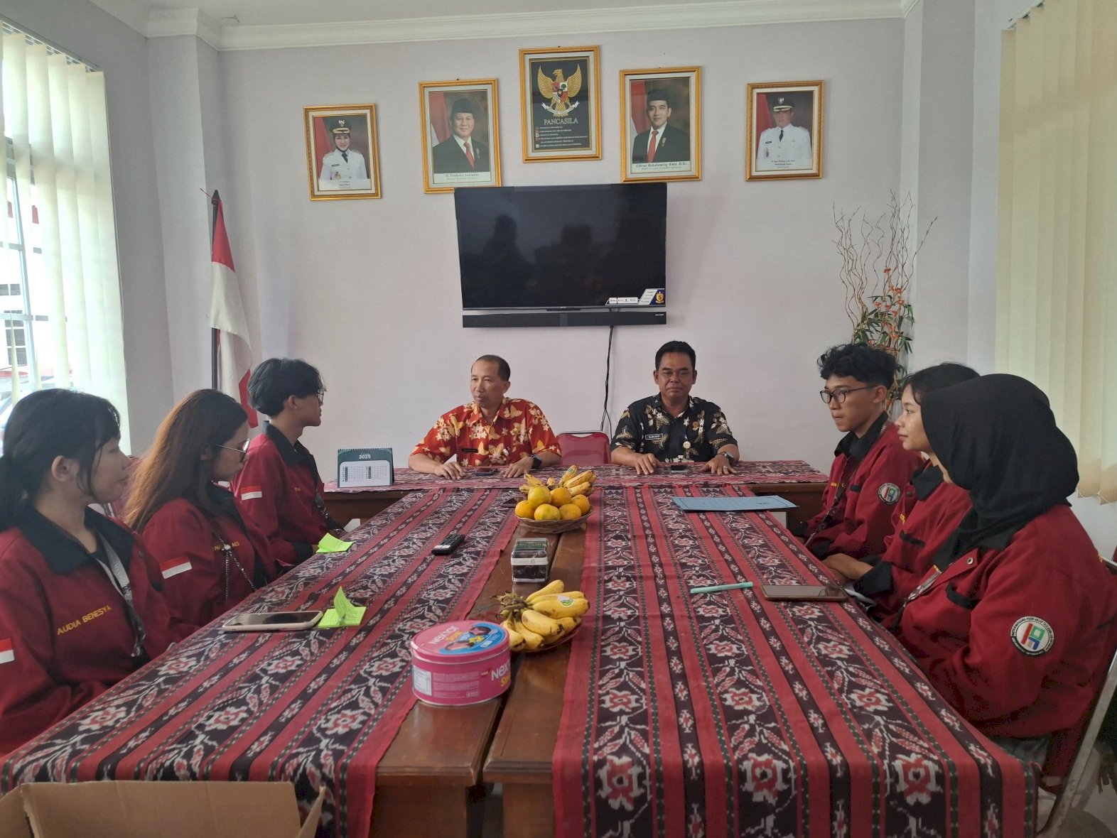 Kegiatan Wawancara dan Observasi dari Mahasiswa UNDIP Semarang di Aula II kec ceper. Selasa, 22 April 2025.