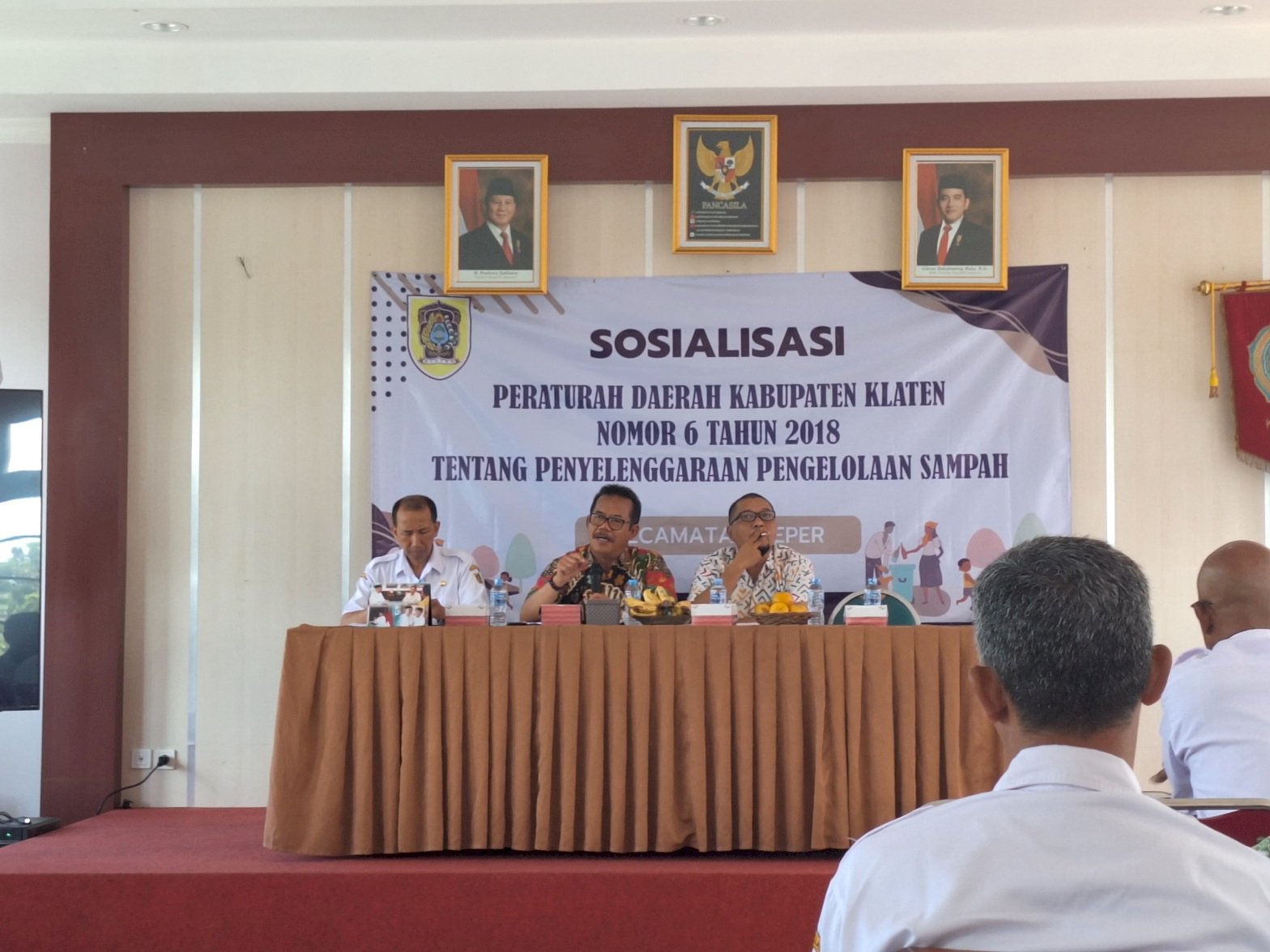 Sosialisasi Peraturan Daerah Kabupaten Klaten Nomor 6 Tahun 2018 tentang Penyelenggaraan Pengelolaan Sampah. Rabu, 23 April 2025.