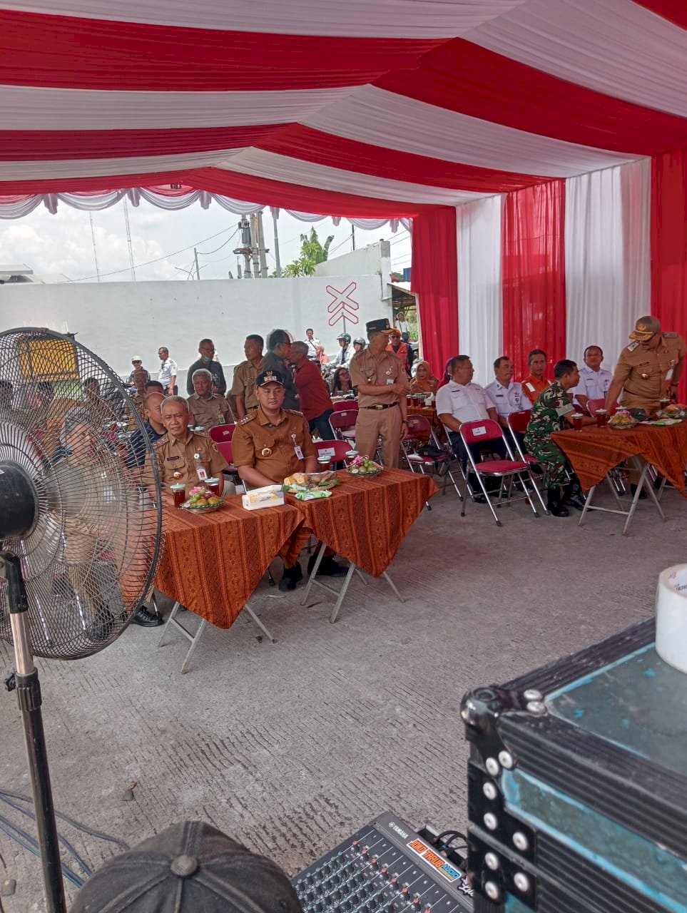 Peresmian Palang Kereta Api Mbah Ruwet, Desa Pokak, Ceper oleh Bupati Klaten, Bp. Hamenang Wajar Ismoyo, S.I.Kom pada tanggal 21 Oktober 2025.
