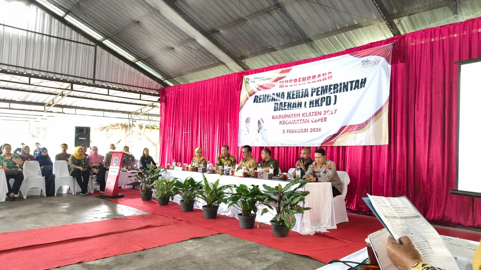 Kegiatan Musrenbang RKPD (Rencana Kerja Pemerintah Daerah) Kabupaten Klaten 2027 Kecamatan Ceper