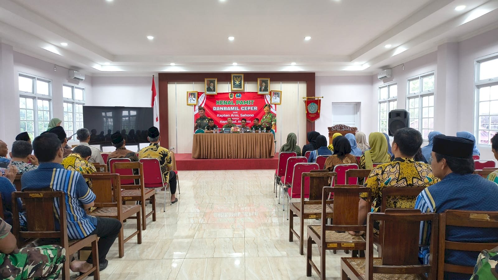 Kegiatan Kenal Pamit Danramil Ceper