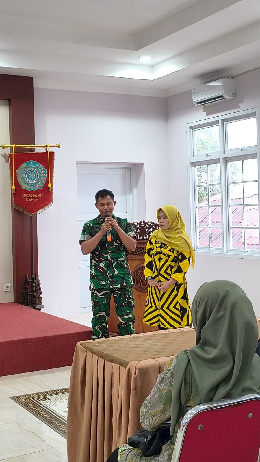 Kegiatan Kenal Pamit Danramil Ceper
