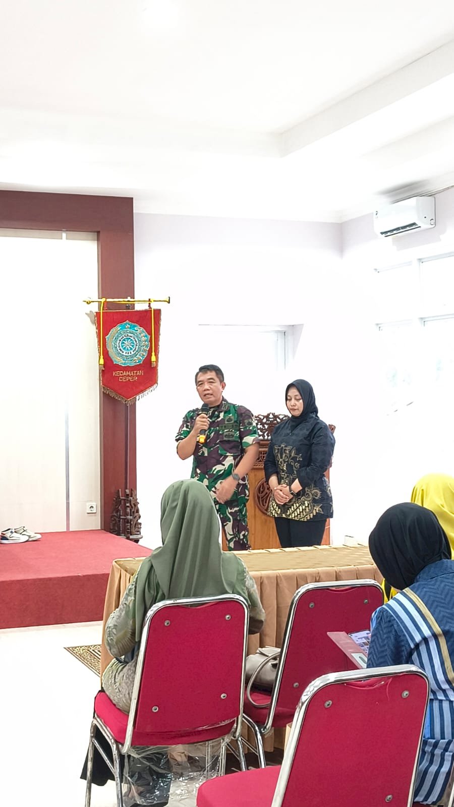 Kegiatan Kenal Pamit Danramil Ceper