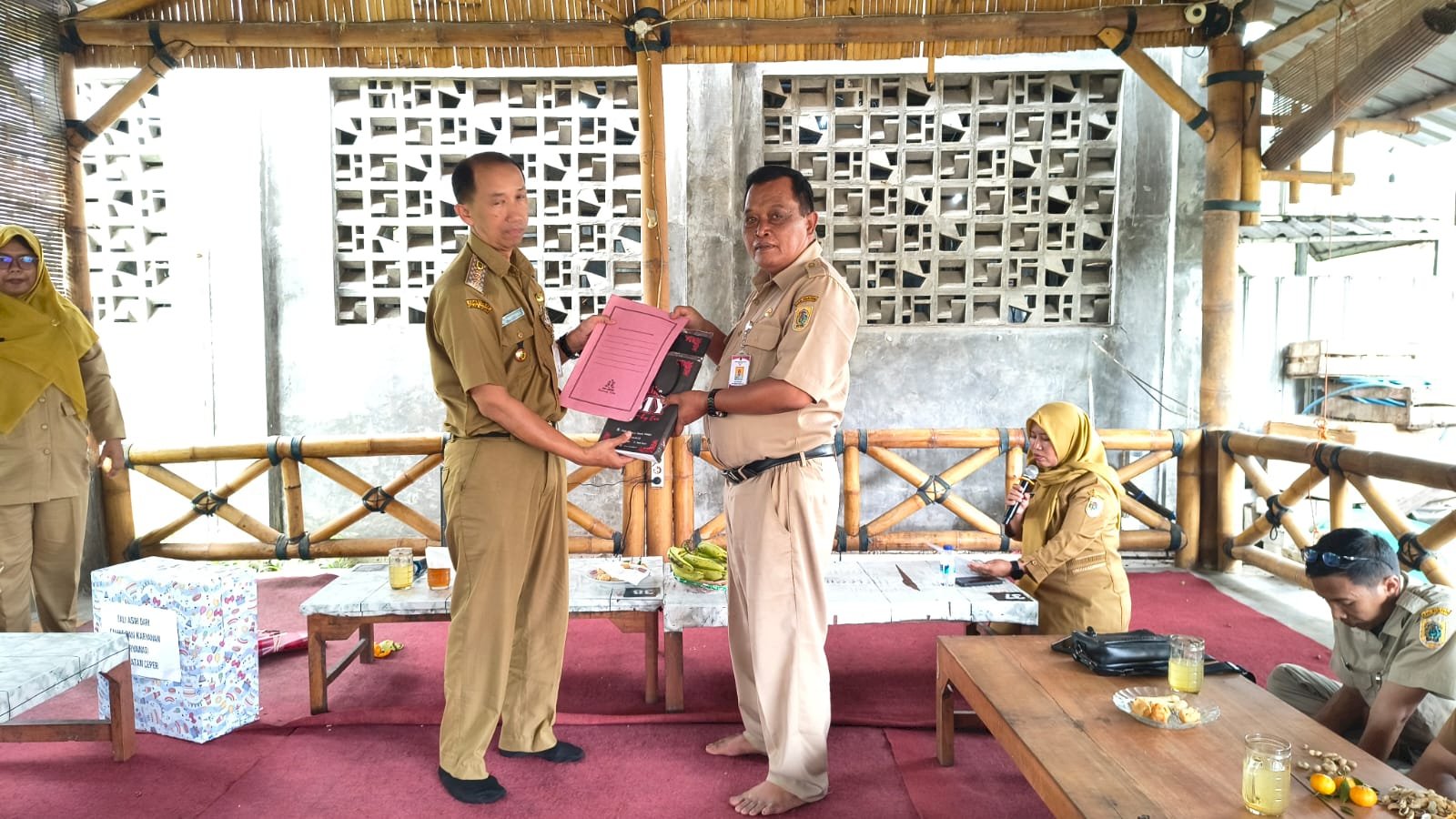 Kegiatan Pelepasan ASN Purnatugas Kecamatan Ceper, Bp. Perry Wirawan