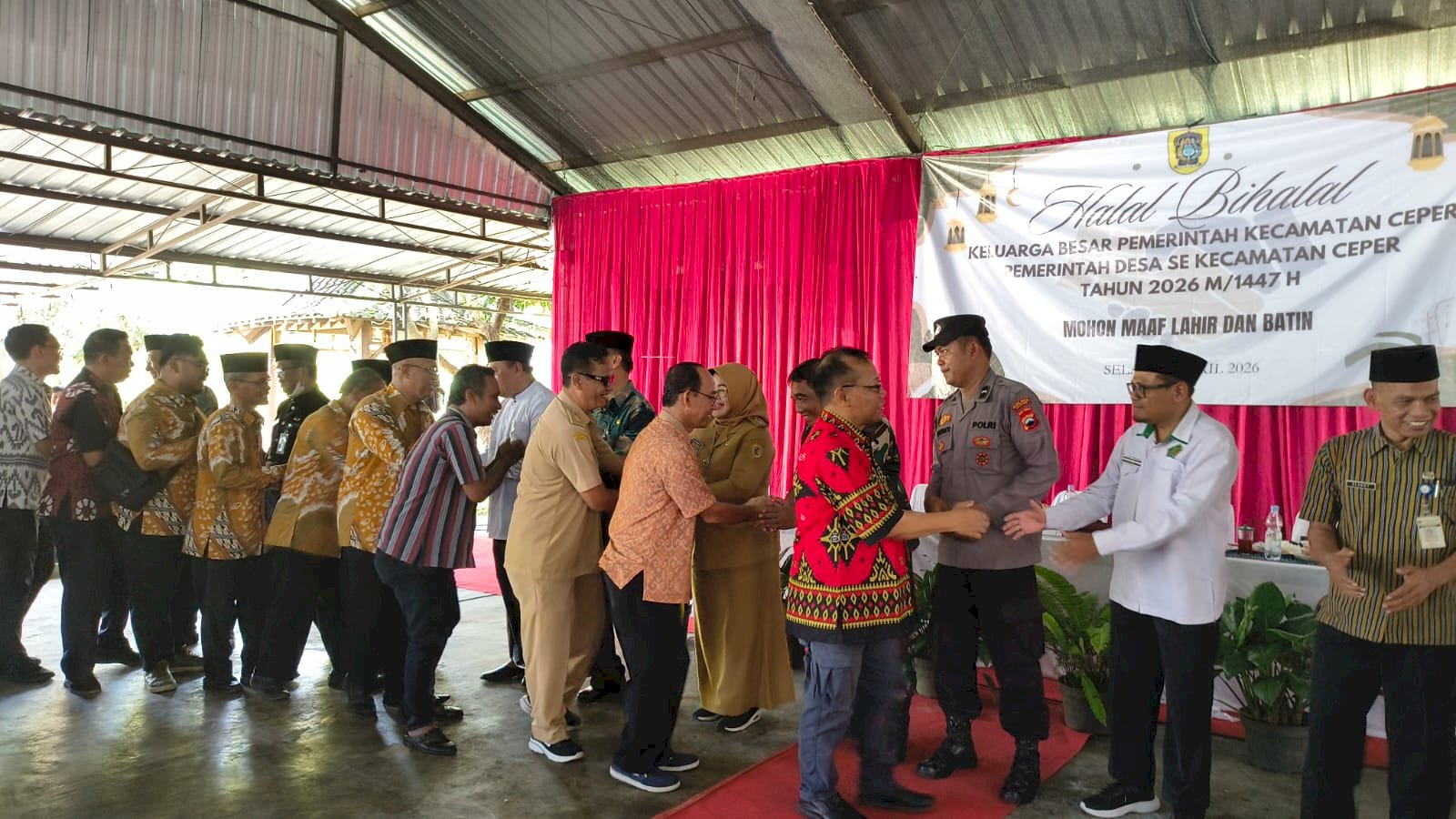Kegiatan Halal bi halal Keluarga Besar Kecamatan Ceper Tahun 2026